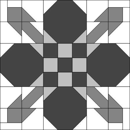 Moda Blockheads Moonbeam Free Quilt Block Pattern and Cutting Guide