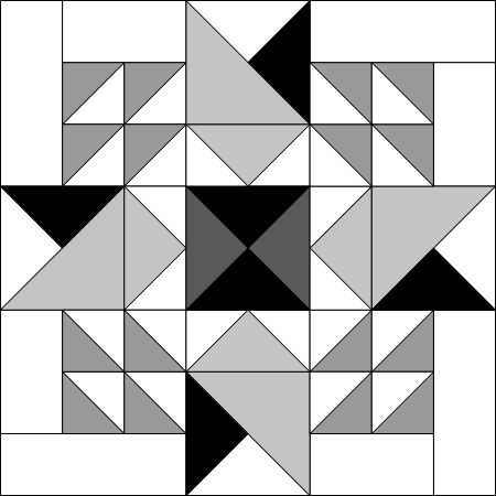 Moda Blockheads Bellissimo Star Free Quilt Block Pattern and Cutting Guide