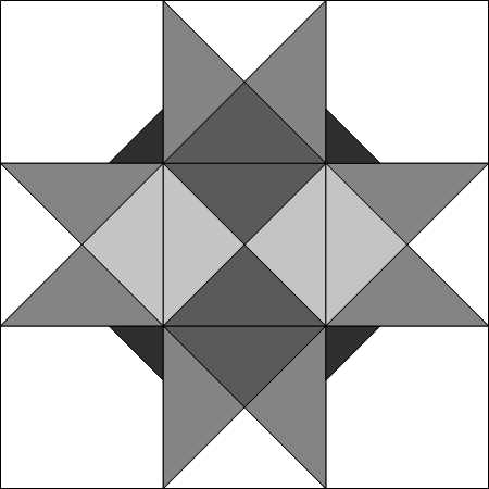 Moda Blockheads Sandcastle Free Quilt Block Pattern and Fabric Calculator