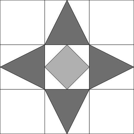 Moda Blockheads Polaris Free Quilt Block Pattern and Fabric Calculator