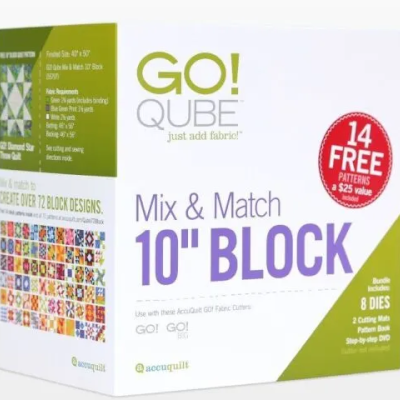 AccuQuilt 10" Qube Mix and Match