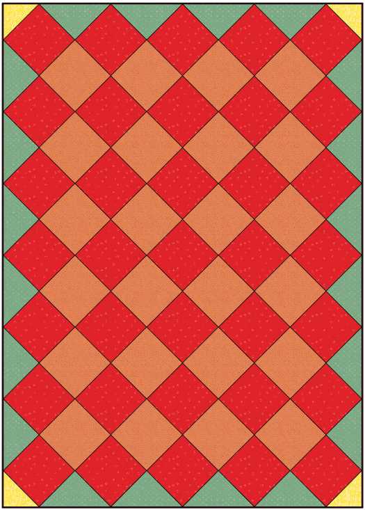 Quilt designed with the On-Point Quilt Calculator