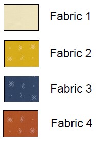 Starlight Quilt Block Fabric Swatches